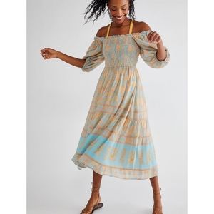 New Spell & The Gypsy Juniper Shirred Dress sz Small